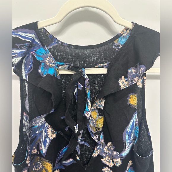 Free People Summer in Tulum Tunic / Dress. Linen Blend. Size Medium Like New - Picture 6 of 11